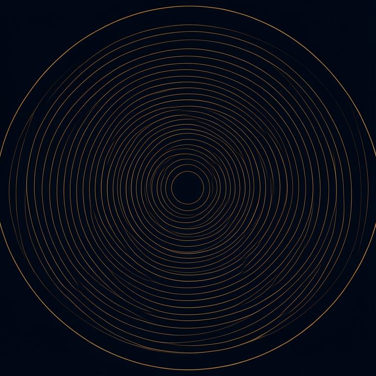 Generative motif for haplogroup L3 shown on a midnight indigo classic unisex T-shirt chest print